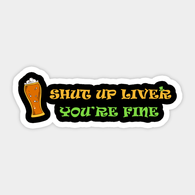 shut up you're fine Sticker by Ticus7